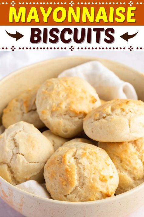 Recipe For Mayonnaise, Biscuit Recipe No Milk, Mayonaise Biscuits, Mayonnaise Biscuits, Easy Drop Biscuits, Best Biscuits, Drop Biscuits Recipe, Easy Homemade Biscuits, Homemade Biscuits Recipe