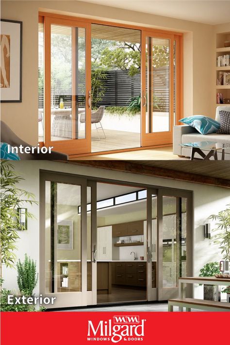 Glass Doors With Wooden Frame, 3 Panel Patio Door, 3 Panel Sliding Glass Door Patio, Sliding French Doors Exterior, Marvin Sliding Patio Doors, Sliding Glass Doors Patio Sliders, French Sliding Doors Exterior, French Sliding Door, 3 Panel Sliding Glass Door