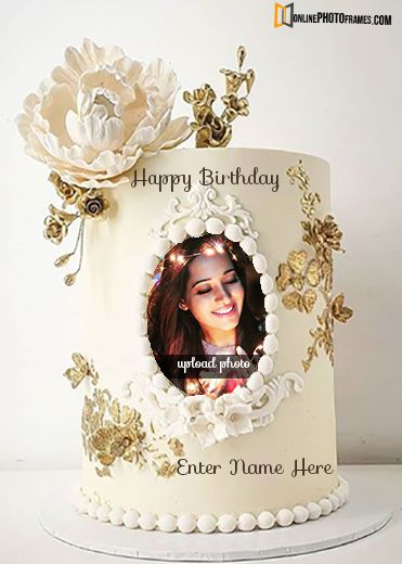 Birthday Wishes Cake Message with Name and Photo Edit - Birthday Cake With Name and Photo | Best Name Photo Wishes Birthday Cake With Picture, Congratulations Wishes On Success, Photo Print Cake, Birthday Invitation Card Online, Birthday Cake For Daughter, Happy Bday Cake, Cakes For Teenagers, Happy Birthday Flyer, Photo Frame Birthday