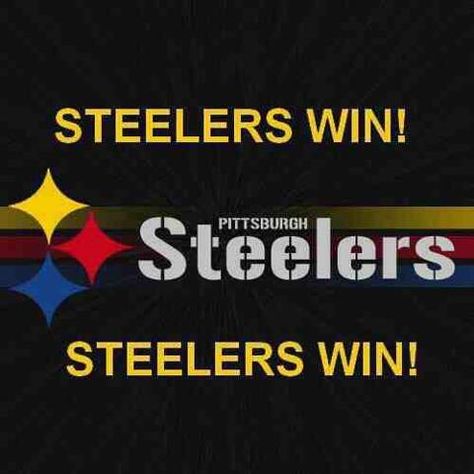 Steelers Win! Steelers Terrible Towel, Steelers Images, Steelers Win, Pittsburgh Steelers Wallpaper, Steelers Pics, Steelers Women, Here We Go Steelers, Steelers Baby, Steelers Girl