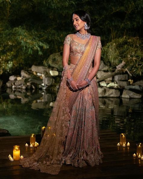 Repost @rheakapoor My spectacular @radhikamerchant in bespoke @taruntahiliani Styled with @shereenlovebug HMU @loveleen_makeupandhair… | Instagram Tarun Tahiliani Lehenga, Dolly Jain, Ceremony Outfit, Radhika Merchant, Dating Guide, Indian Bridal Photos, Indian Bride Outfits, Celebrity Casual Outfits, Traditional Indian Dress