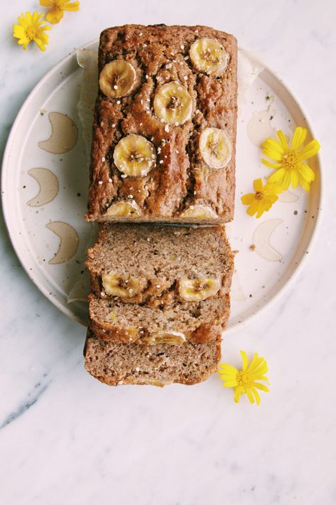 Banana Bread With Almond Flour, Buckwheat Banana Bread, Bread With Almond Flour, Vegan Gluten Free Banana Bread, Almond Banana Bread, Banana Bread Gluten Free, Bread Gluten Free, Buckwheat Recipes, Buckwheat Cake