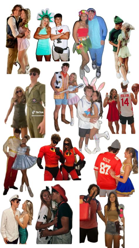 Brunette Duo Costumes, Red Halloween Costumes, Cute Couples Costumes, Red Halloween, Duo Costumes, Costumes Couples, Duo Halloween Costumes, Couples Halloween Outfits, Cute Couple Halloween Costumes