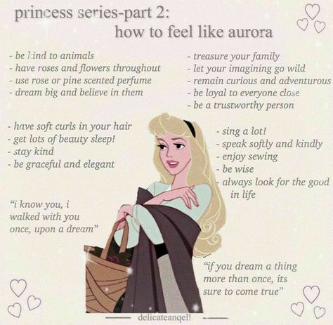 How To Feel Like Aurora, Beauty Niche Ideas, Coquette Writing Aesthetic, Quaintrelle Aesthetic, Princess Lifestyle Aesthetic, Princess Aesthetic Pink, Princess Lifestyle, Sleeping Beauty Disney, Stay Kind