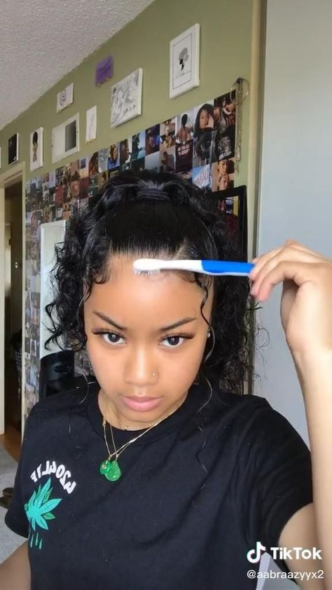 Creator: aabraazyyx2 Natural Curly Hairstyles Ponytail, Curly Ponytail Medium Hair, Easy Curly Ponytail Hairstyles, High Ponytail Hairstyles For Curly Hair, Curly Hair Ponytail Naturally, Natural Hairstyles For Mixed Women, Natural Baddie Hairstyles, Ponytail Curly Hairstyles, High Ponytail Curly Hair