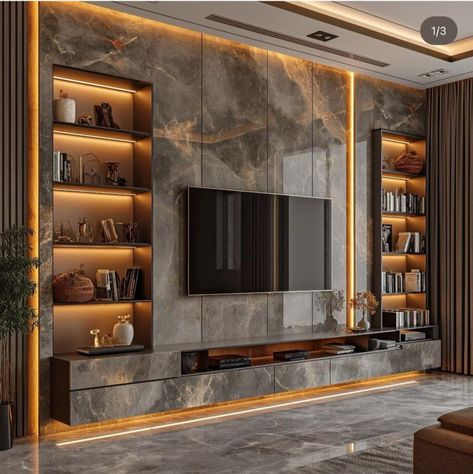 Tv Shelf Design, Tv Wall Design Luxury, Living Room Designs India, Luxury Tv Wall, Tv Unit Design Modern, Small Modern Living Room, Tv Unit Interior Design, World Map Decor, Modern Tv Wall