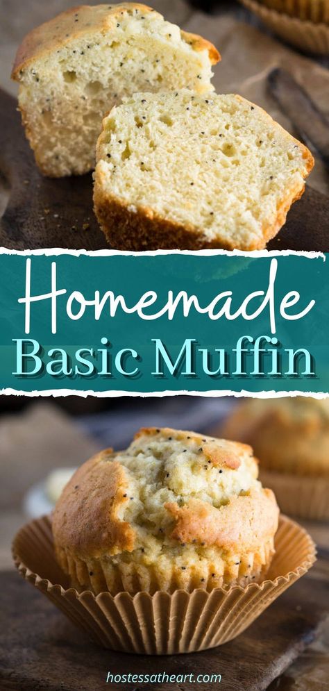 Basic Muffin Mix, Plain Muffins, Muffin Mix Recipe, Basic Muffin, Homemade Muffins Recipe, Basic Muffin Recipe, Dairy Free Muffins, Simple Muffin Recipe, Hidden Potential