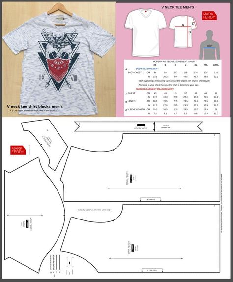 PDF V neck T-Shirts pattern for men, modern fit, printable sewing pattern "you're going to make a t shirt and wear it, for every occasion in your life!". easy guide step by step instruction, printing PDF file instruction page x 6, A4 / standard home printer 20x paper. A0 / layered PDF file for plotter printing Image Size Guide For Shirts, Sewing Pattern For Men, T Shirt Sewing Pattern, Shirts Pattern, Shirt Sewing, V Neck T Shirts, T Shirt Pattern, Printable Sewing Patterns, Shirt Sewing Pattern