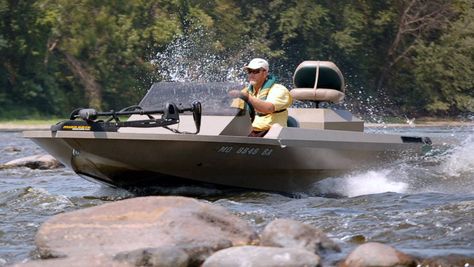 RiverPro Boats -Shallow Water Fishing Boats, Jet Boats, Custom Aluminum Boats Jon Boat Project, Shallow Water Boats, Flat Bottom Boats, Small Fishing Boats, Duck Boat, Flats Boat, Boat Projects, Jon Boat, Bowfishing