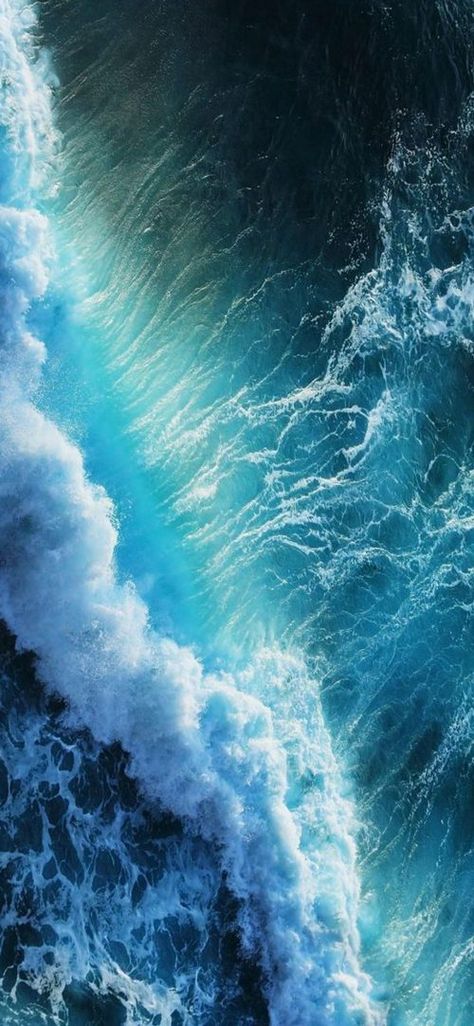 Beach Wallpapers for Phone with Close Up Wave Photo Iphone Wallpaper Ocean, Strand Wallpaper, No Wave, Photo Bleu, Wallpaper Estetika, Waves Photos, Nature Iphone Wallpaper, Waves Wallpaper, Wallpaper Pastel