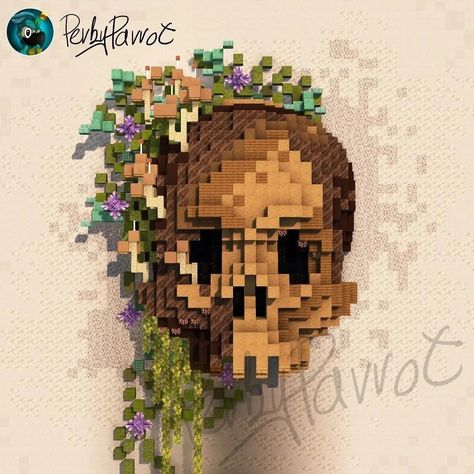 Minecraft Skull, Minecraft Statues, Minecraft Structures, Minecraft Banner Designs, Diy Minecraft, Cool Minecraft Creations, Minecraft Castle, Minecraft Medieval, Minecraft Room