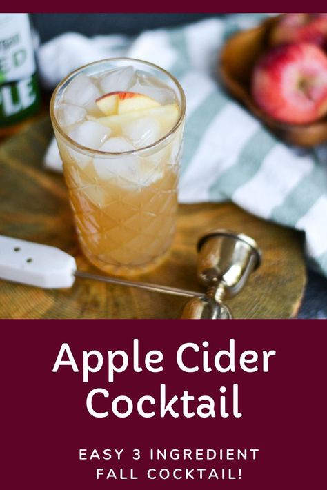 Apple Cider Cocktail is made with just 3 ingredients; apple cider, Captain Morgan Sliced Apple Rum, and ginger beer. Makes for an easy and tasty fall cocktail! Captain Morgan Apple Cider, Apple Captain Morgan Drinks, Sliced Apple Captain Morgan Drinks, Captain Morgan Fall Drinks, Captain Morgan Apple Drinks, Captain Morgan Spiced Apple Drinks, Captain Morgan Cocktails, Captain Morgan Drinks, Cider Cocktail Recipes