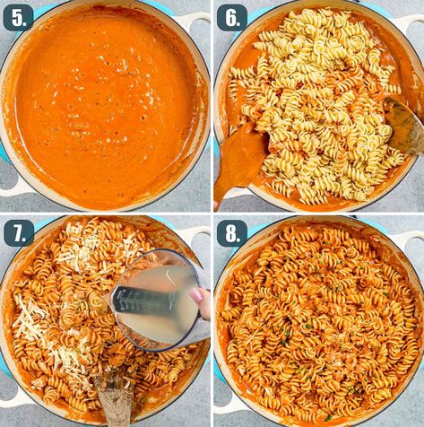 This easy Rotini Fiorentina recipe can be ready in under 30 minutes. A comforting pasta dish with an incredibly flavorful creamy tomato sauce and lots of mozzarella. The perfect easy pasta dinner for a busy weeknight. #pasta #fiorentina #recipe Pasta With Rotini Noodles, Recipes With Ditalini Pasta, Rotini Pasta Recipes, Weeknight Pasta, Italian Meals, Ditalini Pasta, Easy Pasta Dinner, Rotini Pasta, Creamy Tomato Sauce