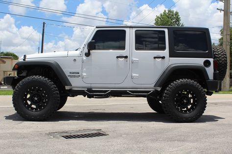 jeep unlimited with 35 tires | ... 18x10 Black White FORTEC Jeep Wrangler JK Unlimited 35 inch Tires Jeep Wrangler Tops, Jeep Rims, White Jeep Wrangler, Jeep Unlimited, Jeep Wrangler Parts, Jeep Wrangler Lifted, White Jeep, Jeep Hair, Cars Jeep