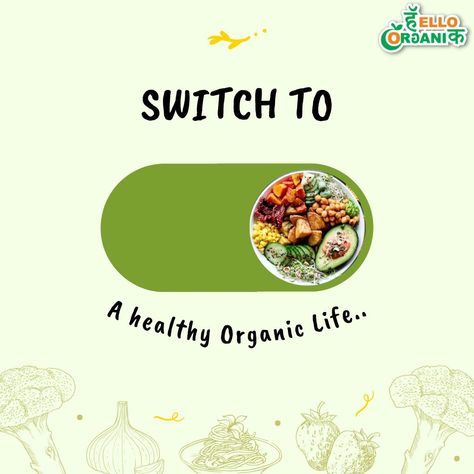 Ready to make the switch to a healthier, more organic lifestyle? 🌿🌱🍎 . . At Hello Organik, we believe that everyone deserves access to fresh, high-quality organic food that supports their health and wellbeing.💯✨ . . Start making the switch today and experience the many benefits of organic living! 🍅🍆🥦 . . Website 📲HelloOrganik.in . . #helloorganik #organicfood #healthylifestyle #wellness #plantbased #nutrition #healthyhabits #organicliving Drink Ads, Fashion Studies, Nutrition Branding, Organic Lifestyle, Food Ads, Organic Living, The Switch, Study Style, Organic Food