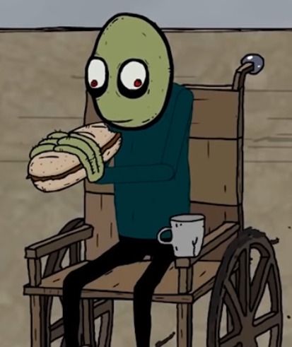 Bug-like thing Salad Fingers, Salad