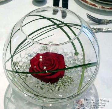 Fish Bowl Decorations, Clear Balloons, Giant Flowers, Blue Party, Fish Bowl, Creative Decor, Decoration Table, Red Rose, Floral Flowers