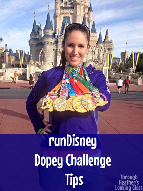 runDisney Dopey Challenge tips from a finisher of the inaugural race in 2014. Here are my best tips to having a good experience with all four races. Dopey Challenge Nails, Marathon Outfit, Dopey Challenge, Disney Races, Marathon Tips, Disney Marathon, Tips For Running, Race Training, Half Marathon Training