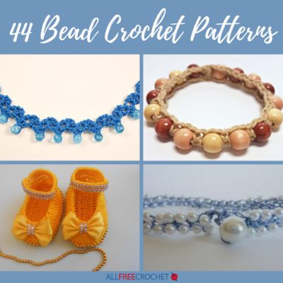 44 Bead Crochet Patterns Crochet Bracelet Patterns, Beau Crochet, Crochet Bracelet Pattern, Bracelet Crochet, Crochet Jewellery, Elegant Crochet, Knit Jewelry, Bead Crochet Patterns, Crochet Jewelry Patterns