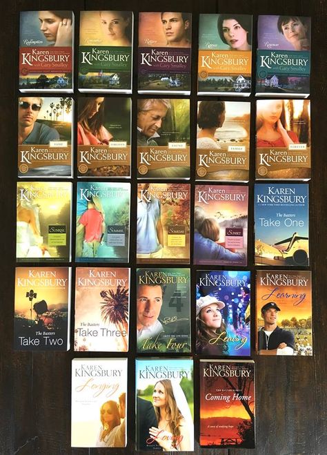 The Baxters. Karen Kingsbury Karen Kingsbury Books, Christian Novels, Karen Kingsbury, Christian Fiction Books, Package Ideas, Family Reading, Unread Books, Family Books, Christian Fiction