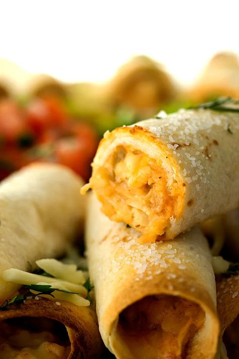 Baked Chicken Taquitos Flour Tortillas, Taquitos With Flour Tortillas, Chicken And Cheese Taquitos, Cheese Taquitos, Chicken Tortillas, Shredded Rotisserie Chicken, Utah Food, Bbq Chicken Legs, Chicken And Cheese