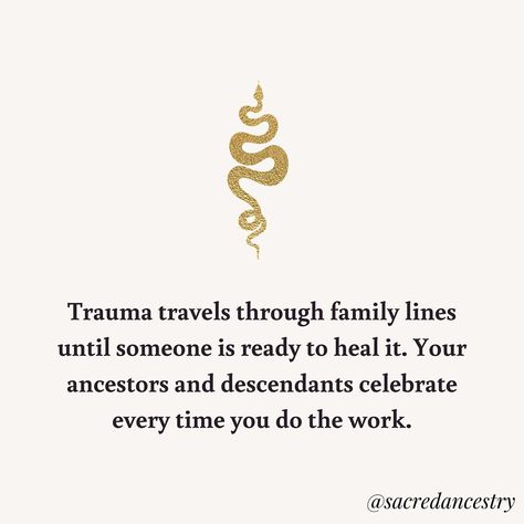 Torie Feldman (she/her) on Instagram: “Every time you feel an emotion, break a pattern, or succeed in ways your ancestors only dreamed of... ✨ Your ancestors and descendants are…” Ancestors Quotes, Truth Hurts, Healing Quotes, Emotional Healing, Quotable Quotes, Life Advice, Descendants, A Pattern, Quote Aesthetic