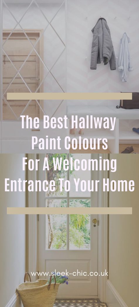 Beautiful Hallways Decor, Cream Hallway Ideas Entrance, Hallway Decorating Colours Entrance Halls Paint Colors, Dark Narrow Hallway Ideas Wall Colors, Narrow Hallway Decorating Paint Colors, Small Hallway Decorating Paint Colours, Small Hallway Colours, Entrance Hall Paint Ideas, Neutral Hallway Ideas Paint Colours