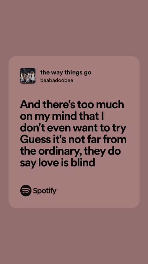 the way things go lyrics by beabadoobee The Way Things Go Beabadoobee Lyrics, Beabadoobee Lyrics Aesthetic, Beabadoobee Quotes, The Way Things Go Beabadoobee, Chris Core, Music Suggestions Instagram Story, Music Suggestions, Spotify Lyrics, Lyrics Aesthetic