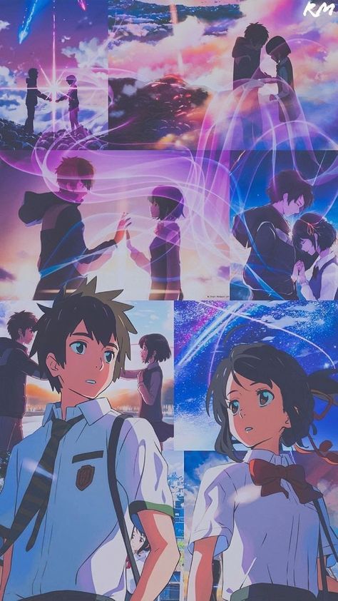 Kimi No Na Wa Wallpaper, Your Name Wallpaper, Tamako Love Story, Your Name Anime, 5 Anime, Anime Backgrounds Wallpapers, Name Wallpaper, Cool Anime Wallpapers, Cute Anime Wallpaper