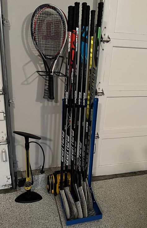 Zombie Au, Ice Hockey Stick, Ice Hockey Sticks, Amazon Canada, Hockey Sticks, Team Blue, Hockey Stick, Locker Room, Metal Construction