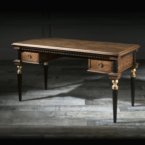 Coleccion Alexandra UK - Luxury Furniture :: Luxury Desks Classic Desk Office, Roman Desk, Small Space Study Table, Classical Bed, Antique Wooden Furniture, Antique Office Furniture, Desk Classic, Wooden Desks, Classic Office Furniture