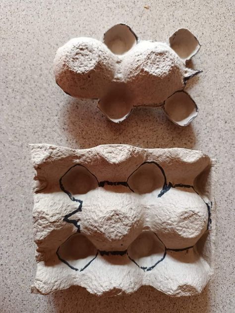 Egg Carton Crafts, Toddler Arts And Crafts, Seni Dan Kraf, Fun Easy Crafts, Toddler Art, Easter Hair, Fun Diy Crafts, Childrens Crafts, Cardboard Crafts