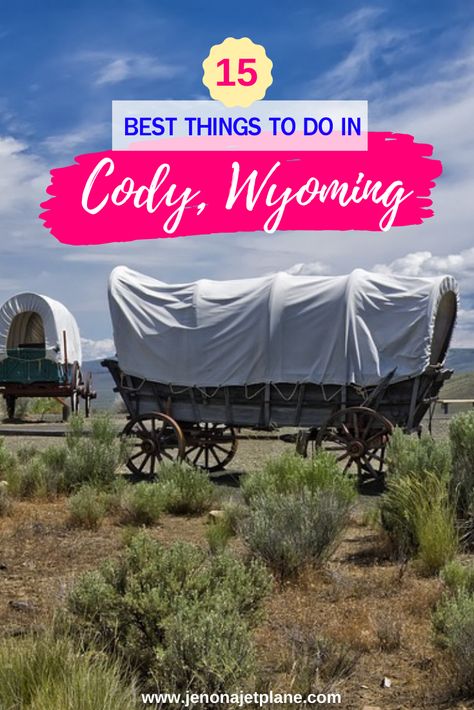 Are you a fan of the Wild West? If so, don't miss a visit to Cody, Wyoming, the town named after Buffalo Bill! Here's 15 of the best things to do in Cody, WY. #codywyoming #codywy #wyomingtravel #wildwest #historytravel Cody Wyoming, Yellowstone Trip, Wyoming Travel, American Frontier, Buffalo Bill, Tennessee Vacation, Us Road Trip, Usa Travel Guide, Alaska Travel