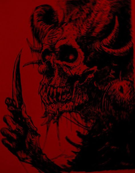 Demon Aestethic Red, Red Clown Aesthetic, Akuma Aesthetic, Red Horror, Demon Inside, Avatar Icon, Gothic Images, Red Icons, Red Gothic