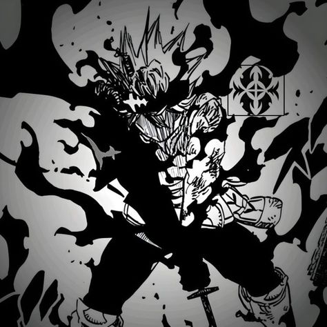 Asta Black Clover Icon, Asta Manga Icon, Black Clover Manga Icon, Asta Black Clover Manga, Black Clover Pfp, Asta Pfp, Asta Manga, Yuno Anime, Kagura Bachi