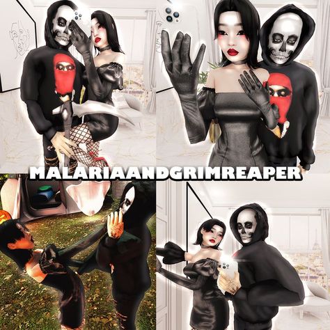 Halloween Poses Sims 4, Sims 4 Halloween Makeup, Sims 4 Halloween, Sims 4 Collections, Sims 4 Cc Finds, Halloween Deco, Cc Finds, Sims 4 Mods, Social Events