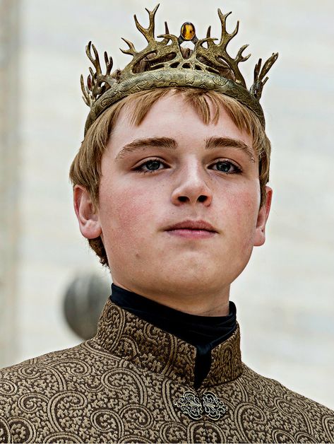 King Tommen I Baratheon is a major character in the fifth and sixth seasons. He initially appeared as a recurring character in the first, second and fourth seasons. He is portrayed by starring cast member Dean-Charles Chapman, taking over the role (starting in Season 4) from Callum Wharry, who played the character briefly in Seasons 1 and 2, debuting in "Winter is Coming". Tommen was the younger brother of King Joffrey and Princess Myrcella. Though legally the son of the late King Robert... King Tommen, Tommen Baratheon, King Robert Baratheon, King Joffrey, Dean Charles Chapman, Queen Cersei, Joffrey Baratheon, Bran Stark, Ned Stark