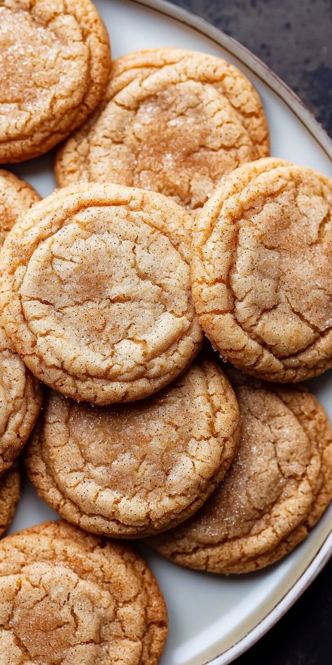 Maple Snickerdoodle Cookies [25 Minutes] - Chasety Cooking With Karli Snickerdoodle, Soft And Chewy Snickerdoodles, Cookies Fall Aesthetic, Ginger Snickerdoodle Cookies, Best Fall Cookie Recipes, London Fog Cookies, Call Cookies, Maple Snickerdoodles, Fall Cookie Ideas