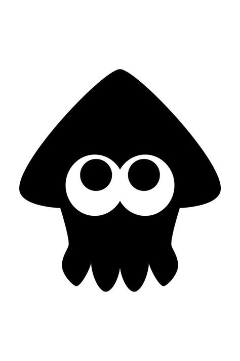 Splatoon Tattoo Ideas, Splatoon Tattoo, Inklings Splatoon, Tattoo Practice, Black And White Stickers, Splatoon, Graphic Image, Tattoo Ideas, Graffiti