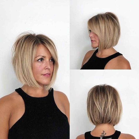 26 Best Medium-Length Haircuts for Women Over 40 Haircuts For Women Over 40, Bob Haircut For Fine Hair, Bob Hairstyles For Fine Hair, Penteado Cabelo Curto, Haircut For Thick Hair, Haircuts For Fine Hair, Haircuts For Women, Modern Hairstyles, Bob Haircuts