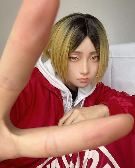 Kenma Makeup, Kenma Outfit, Kenma Kozume Cosplay, Kenma Cosplay, Whisper Anime, Cosplay Makeup Tutorial, Haikyuu Cosplay, Anime Haikyuu, Kenma Kozume