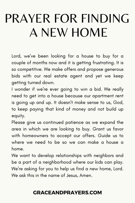 Prayers For A House, Praying For A Home, Prayers For Buying A New Home, Prayers For New Home, Prayer Over Home, Prayer For New Home, Prayer For A New Home, New Home Prayer, Prayer Bored