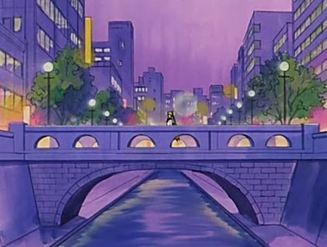 Sailor Moon Scenery, Sailor Luna, Moon Scenery, Sailor Aesthetic, Sailor Moon Background, Sailor Moon Screencaps, Minako Aino, Anime City, Sailor Moon Aesthetic