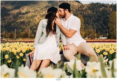 Festival Names, Couples Outfits, Mountain Engagement Session, Flower Photoshoot, Tulip Festival, Fraser Valley, Tulips Garden, Flower Festival, Mountain Engagement