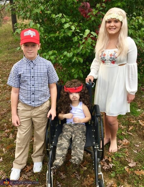 Forrest Gump - 2019 Halloween Costume Contest Forrest Gump Family Costume, Forrest Gump And Jenny Costume, Forest Gump And Jenny Costume Diy, Forest Gump And Jenny, Forrest Gump Halloween Costume, Forrest Gump Costume, First Halloween Costumes, Homemade Costume, Costume Works