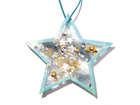 Star Struck Christmas Star Crafts, Ornaments Kids Can Make, Hannukah Decorations, Star Crafts, Glitter Wallpaper Iphone, Christmas Party Crafts, Ornament Party, Winter Projects, Star Ornaments