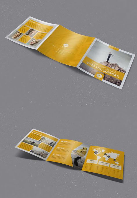 Square Trifold Brochure Design, Business Folder Design, Square Brochure Design, Square Flyer Design, University Brochures, College Brochure, Square Trifold Brochure, Catalog Design Layout, Brochure Design Layouts