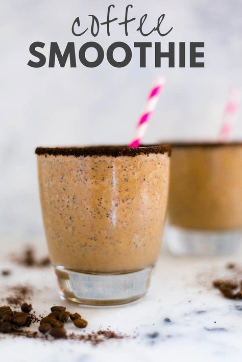 Healthy Coffee Smoothie, Ramen Healthy, Healthy Coffee Smoothie Recipes, Coffee Smoothie Healthy, Healthy Coffee Drinks, Coffee Smoothie Recipes, Overnight Oat, Coffee Smoothie, Healthy Coffee