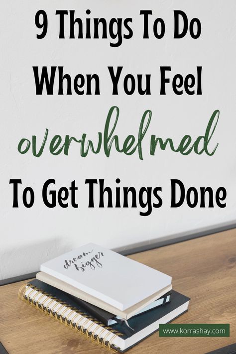 Tips For Overwhelm, How To Overcome Overwhelming, How To Get Work Done, How To Get Things Done, Motivation To Get Things Done, Things To Do To Be Productive, Managing Overwhelm, Calming Mind, Get Productive