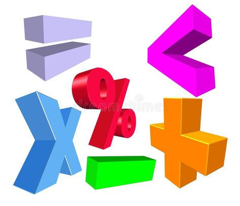 3D Math symbols. An illustration of 3d colorful math symbols #Sponsored , #Ad, #Paid, #symbols, #math, #colorful, #Math Math Olympics, Symbols Illustration, K 12 School, Math Symbols, Symbol Design, Math Facts, Stock Photography Free, Life Facts, Words Of Encouragement